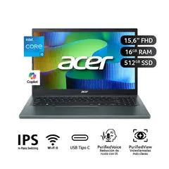 ACER - Laptop Aspire GO Intel Core I5-13420h 16gb 512 Gb 15.6" FHD IPS (1920 X 1080)