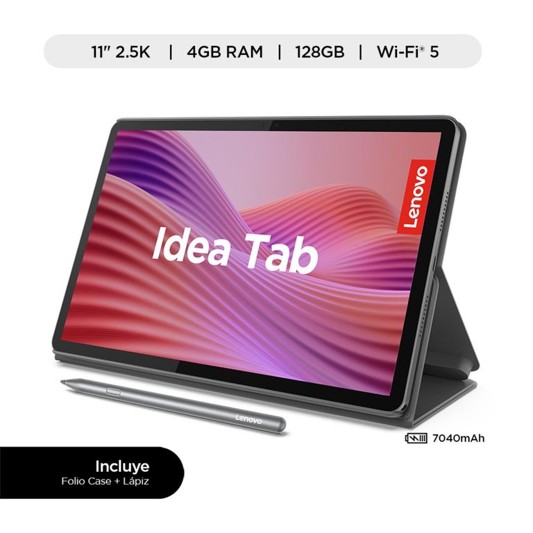 Tablet Idea Tab MediaTek Dimensity 6300  4GB RAM 128GB 11" 2.5K 90Hz touch