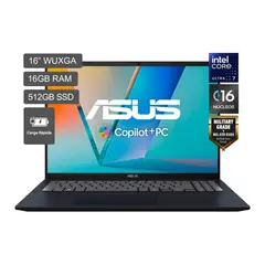 ASUS - Laptop Vivobook 16 Intel Core Ultra 7 255h 16gb 512ssd 16" Wuxga