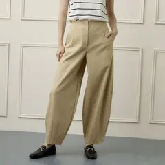 BASEMENT - Pantalón Balloon Tiro Alto Mujer