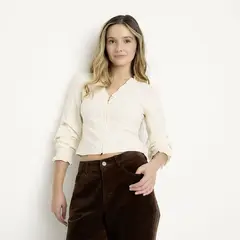 SYBILLA - Blusa Manga Larga Mujer