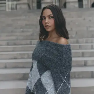 SYBILLA - Chompa Off Shoulder Mujer