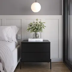 BASEMENT HOME - Velador Jasper Black Matte