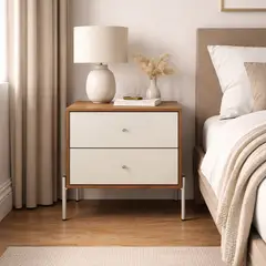 BASEMENT HOME - Velador Jasper Canela Off White Matte