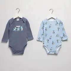 BLUEY - Conjunto Bebé Niño Pack X2 Algodón
