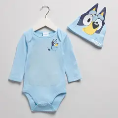 BLUEY - Body Bebé Niño 2 Piezas Algodón