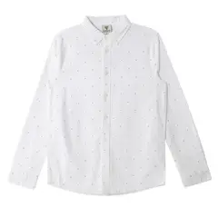 FEDERATION - Camisa Niño Manga Larga Algodón