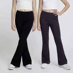 ELEVEN - Legging Niña Pack X2 Algodón