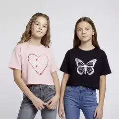 ELEVEN - Polo Niña Pack X2 Manga Corta Algodón