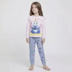 LILO & STITCH - Pijama Niña Algodón Lilo y Stitch