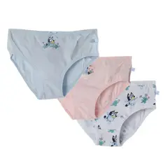 BLUEY - Calzón Niña Pack X3 Algodón