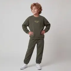 YAMP - Conjunto Niño Algodón 2 Piezas Manga Larga