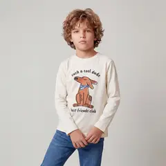 YAMP - Polo Niño Manga Larga Algodón