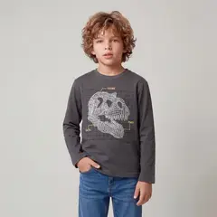 YAMP - Polo Niño Manga Larga Algodón