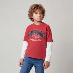 YAMP - Polo Niño Manga Larga Algodón