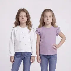 CONIGLIO - Polerón + Polo Niña Algodón