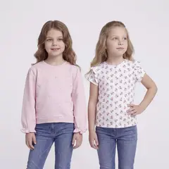 CONIGLIO - Polerón + Polo Niña Algodón