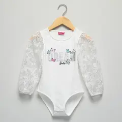 BARBIE - Polera Niña Manga Larga Algodón
