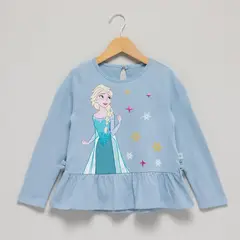 FROZEN - Polo Niña Manga Larga Algodón