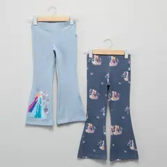 FROZEN - Leggins Niña Pack X2 Algodón