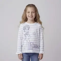 FROZEN - Polo Niña Manga Larga Algodón