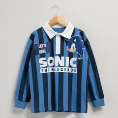 SONIC - Polo Niño Manga Larga Algodón