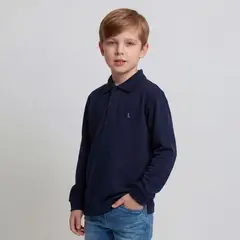CONIGLIO - Polera Niño Manga Larga Algodón
