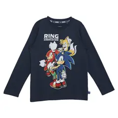 SONIC - Polo Niño Manga Larga Algodón