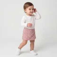 YAMP - Short Bebé Niña Algodón