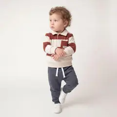 YAMP - Conjunto Bebé Niño 2 Piezas Algodón