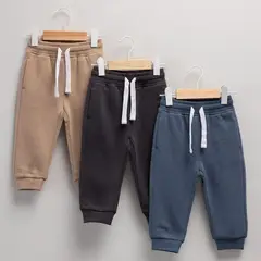 YAMP - Pantalón Buzo Bebé Niño Pack X3 Algodón