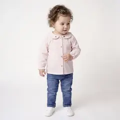 YAMP - Blusa Bebé Niña Manga Corta Algodón