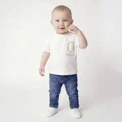 YAMP - Polo Bebé Niño Manga Corta Algodón