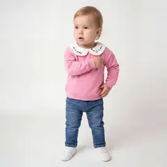 YAMP - Polerón Bebé Niña Algodón