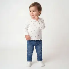 YAMP - Polera Bebé Niña Manga Larga Algodón
