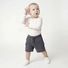 YAMP - Short Bebé Niño Algodón