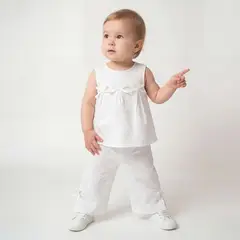 YAMP - Conjunto Bebé Niña Algodón 2 Piezas