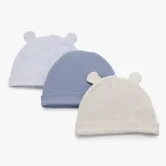 YAMP - Gorro Unisex Bebé Algodón Azul S