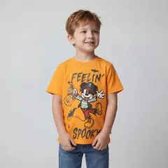 DISNEY - Polo Niño Manga Corta Algodón Mickey Mouse