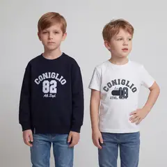 CONIGLIO - Polerón + Polo Niño Algodón