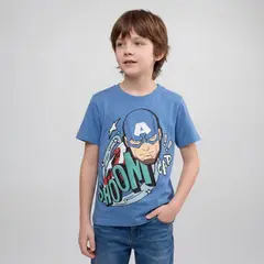 MARVEL - Polo Niño Manga Corta Algodón Avengers