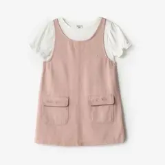 CONIGLIO - Vestido Niña Algodón Rosado
