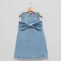 YAMP - Vestido Niña Algodón Denim Barbie