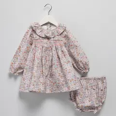 CONIGLIO - Vestido Bebé Niña Algodón Rosado