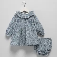 CONIGLIO - Vestido Bebé Niña Algodón Rosado