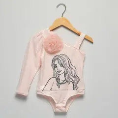 BARBIE - Polera Niña Manga Larga Algodón