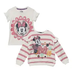 DISNEY - Polerón + Polo Niña Algodón Minnie