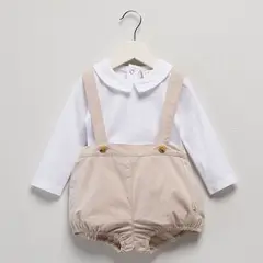 CONIGLIO - Conjunto Bebé Niño Niña 2 Piezas Manga Corta Algodón