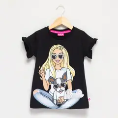 BARBIE - Polo Niña Manga Corta Algodón
