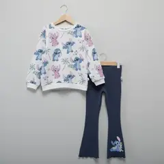 LILO & STITCH - Conjunto Niña 2 Piezas Algodón Lilo y Stitch